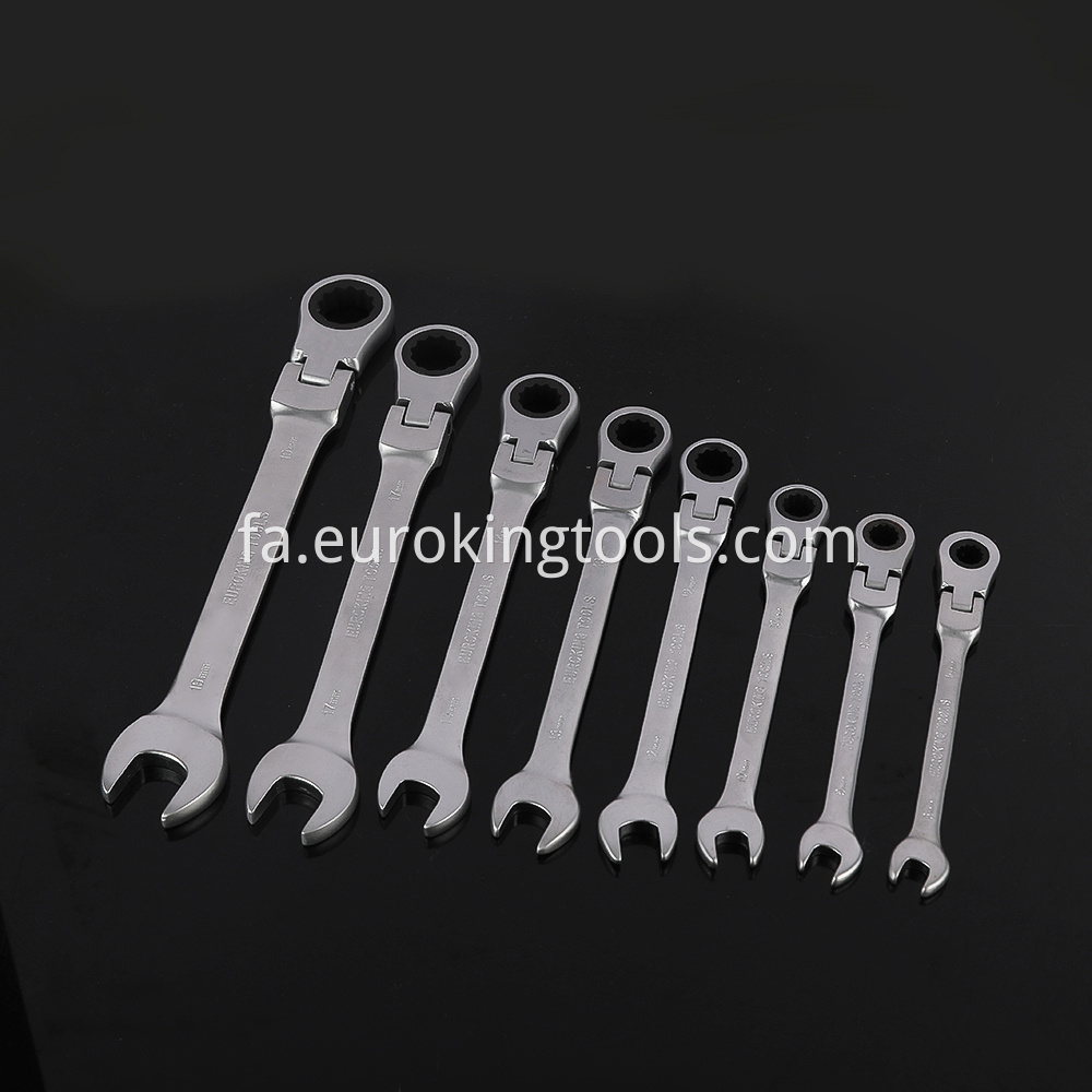 Metric 8-19 mm Flex Head Gear Wrench